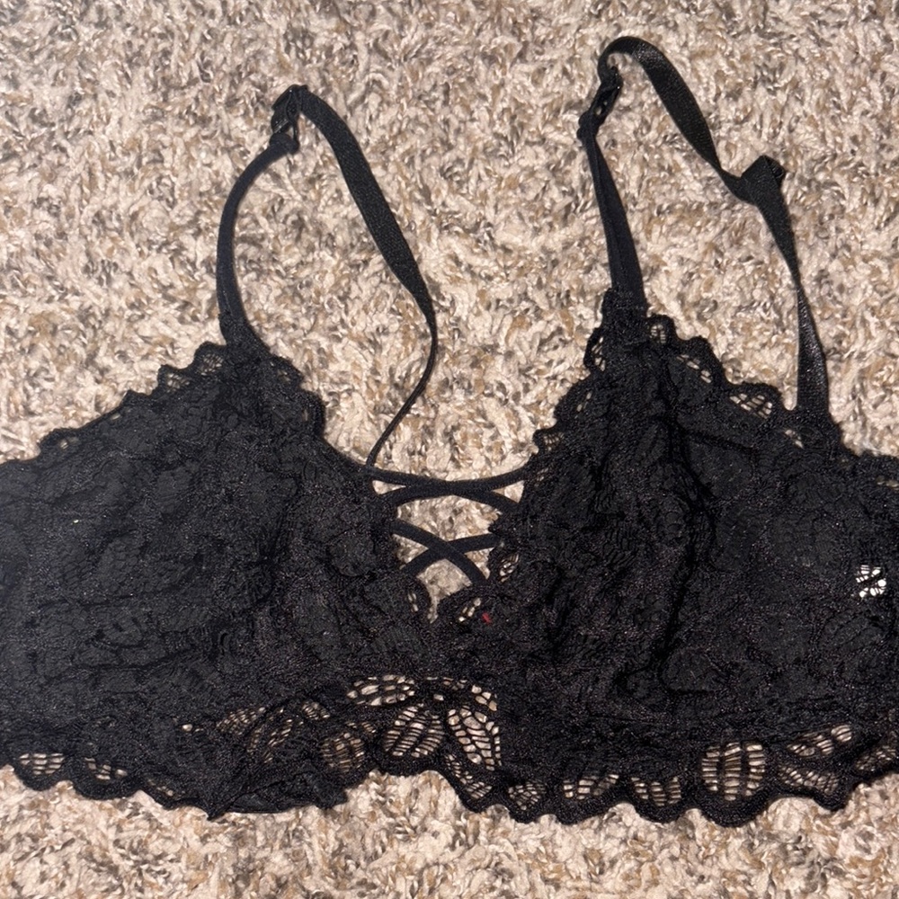 Elegant Black Lace Bralette